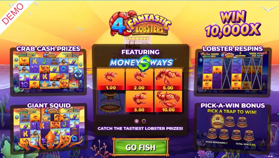 4 Fantastic Lobsters — Slots by 4ThePlayer