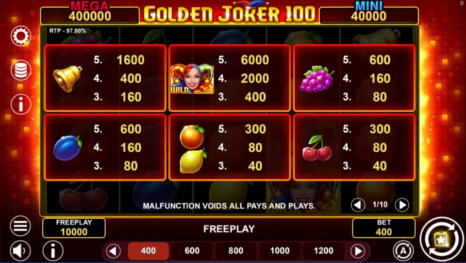 Golden Joker 100 — screenshot 2