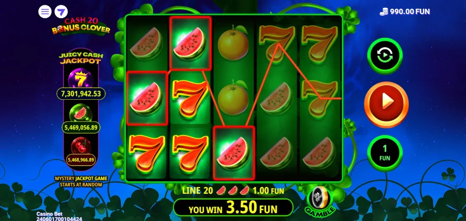 Cash 20 Bonus Clover — screenshot 3