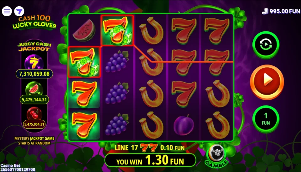 Cash 100 Lucky Clover — screenshot 2