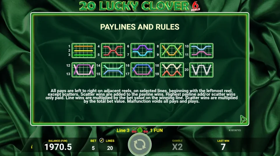 20 Lucky Clover 6 — screenshot 1