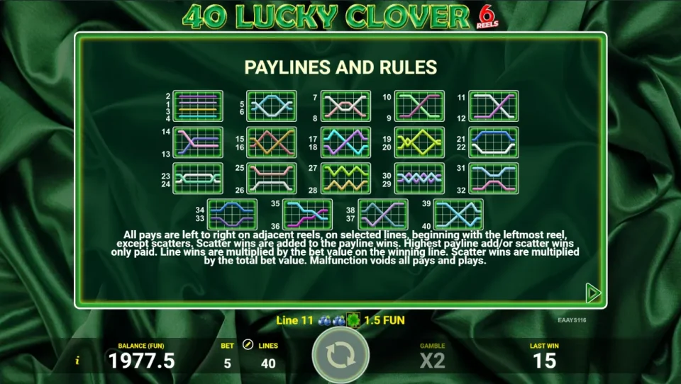 40 Lucky Clover 6 — screenshot 1