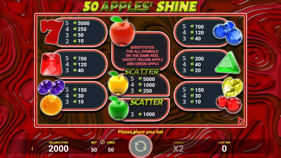 50 Apples’ Shine — screenshot 2