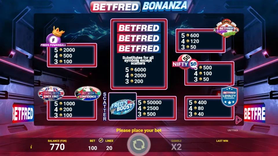 Betfred Bonanza — screenshot 2