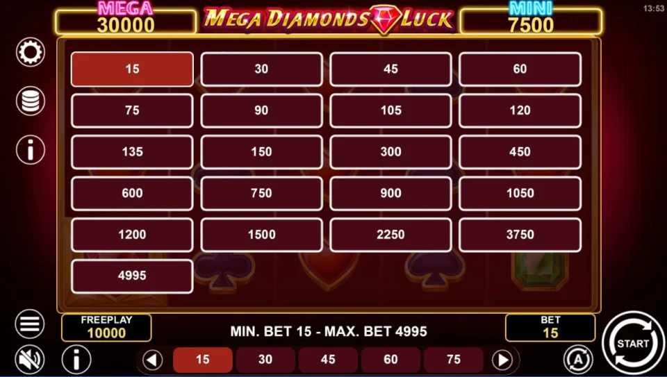 Mega Diamonds Luck — screenshot 1