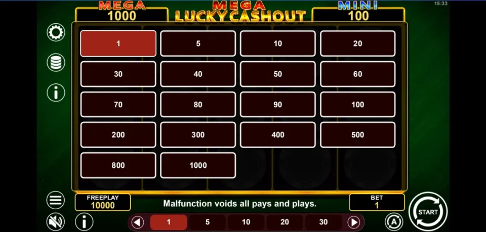 Mega Lucky Cashout — screenshot 1