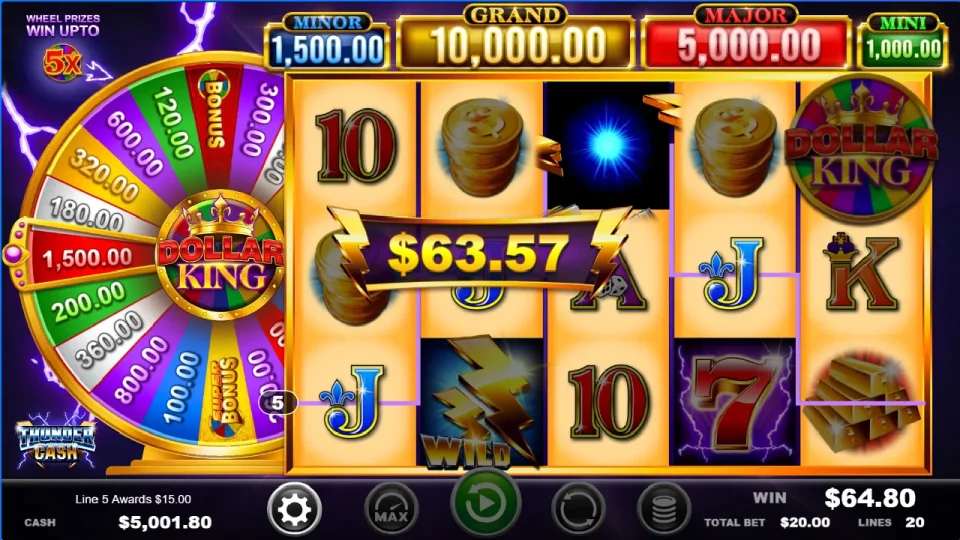 Thunder Cash Dollar King — screenshot 1