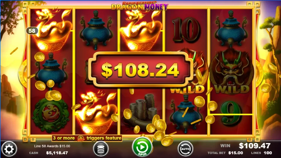Rapid Feature Dragon Money — screenshot 1