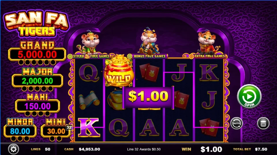 San Fa Tigers — screenshot 1