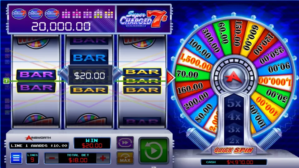 Super Charged 7s Classic Slot — screenshot 1