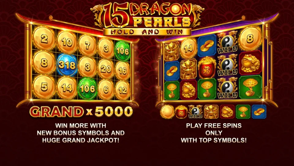 15 Dragon Pearls — Slots by 3 Oaks Gaming