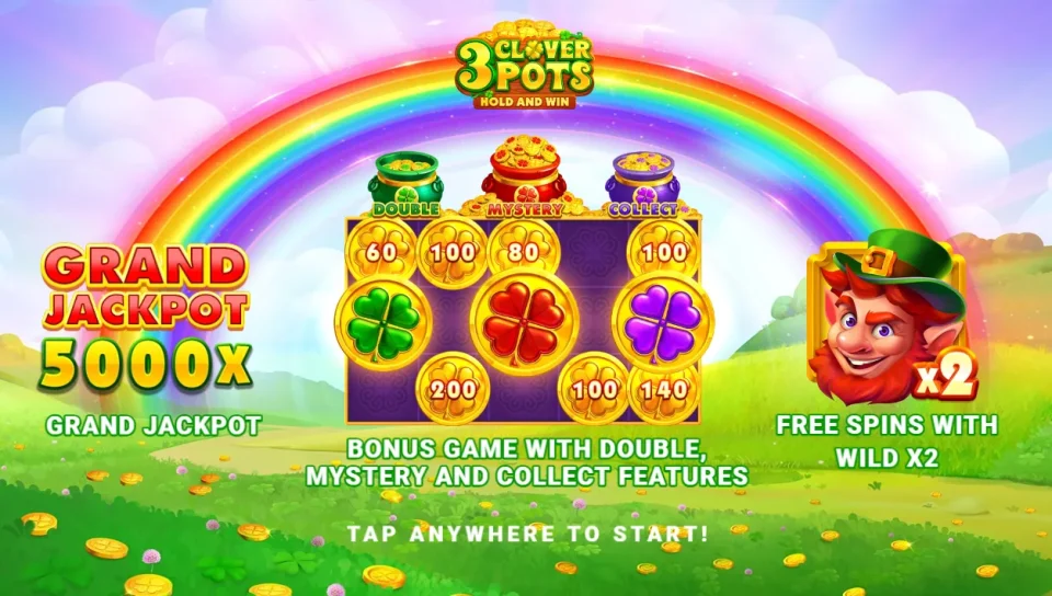 3 Clover Pots — Slots by 3 Oaks Gaming