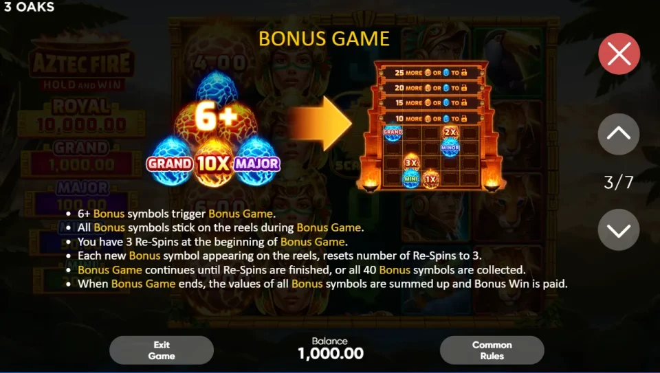 Aztec Fire: Hold and Win — screenshot 2