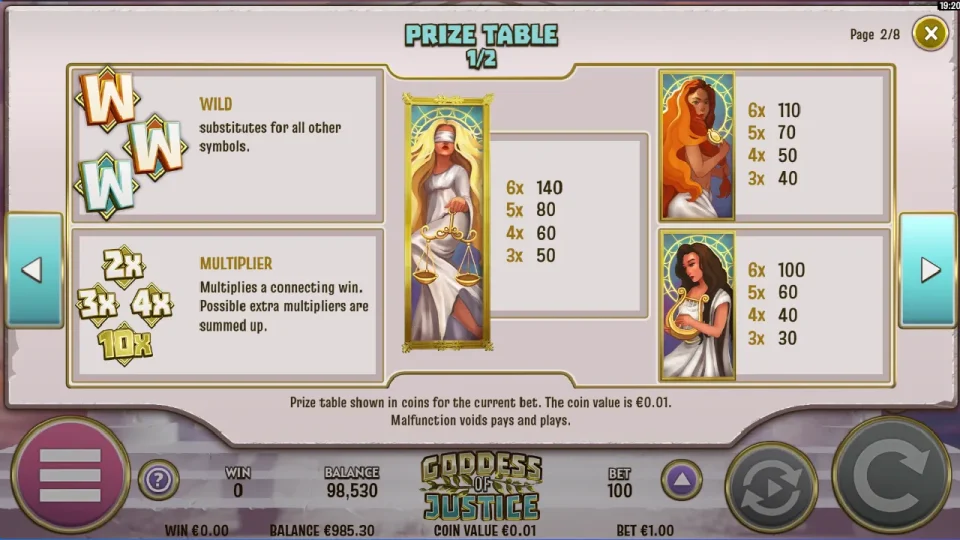 Goddess of Justice — screenshot 2