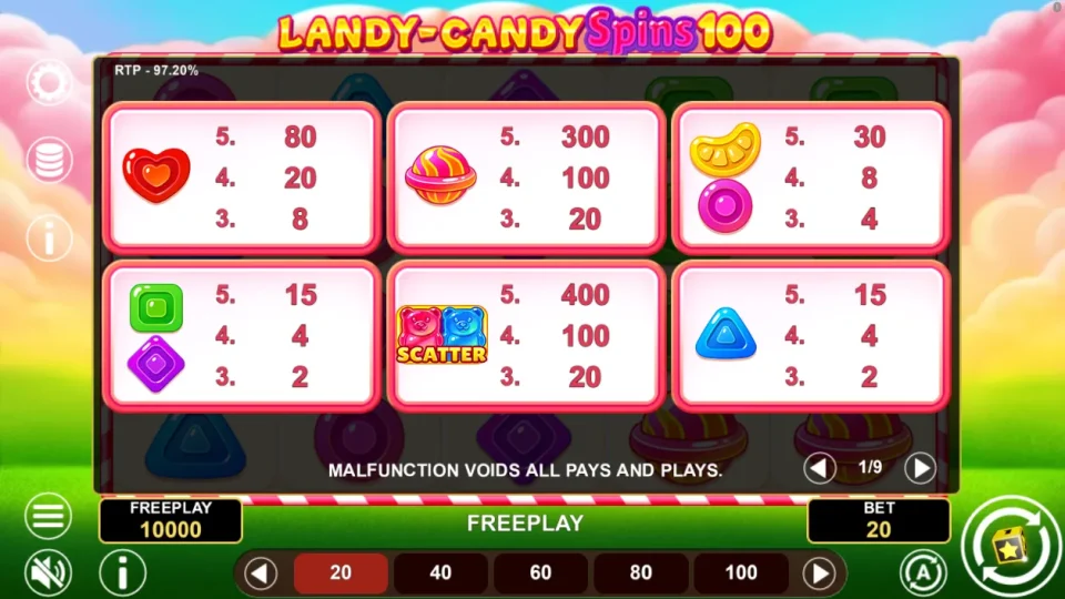 Landy-Candy Spins 100 — screenshot 2