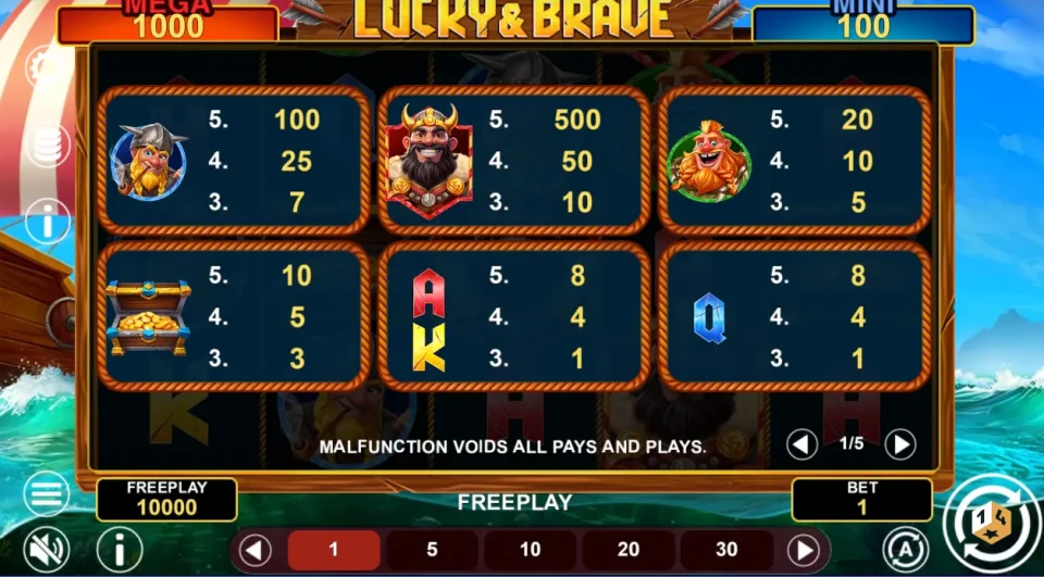 Lucky & Brave Hold & Win — screenshot 2