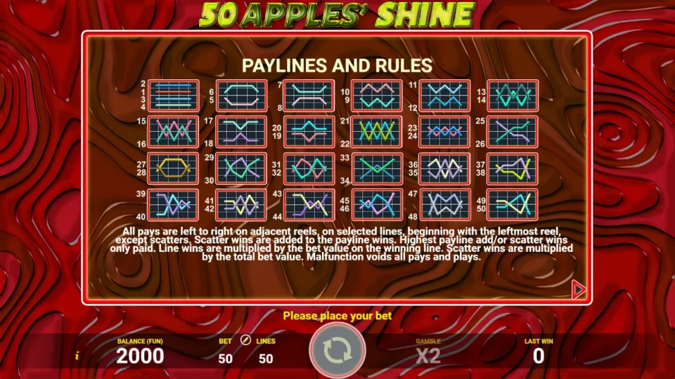 50 Apples’ Shine — screenshot 1