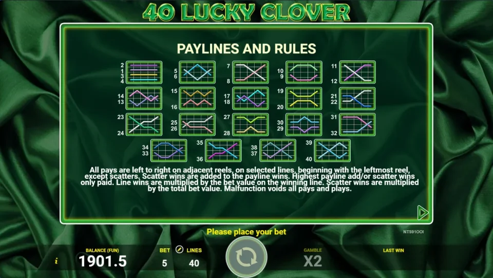 40 Lucky Clover — screenshot 1