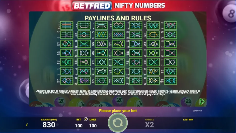 Betfred Nifty Numbers — screenshot 1