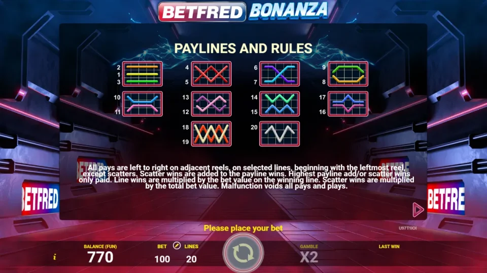 Betfred Bonanza — screenshot 1
