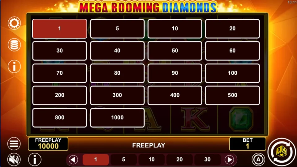 Mega Booming Diamonds — screenshot 2