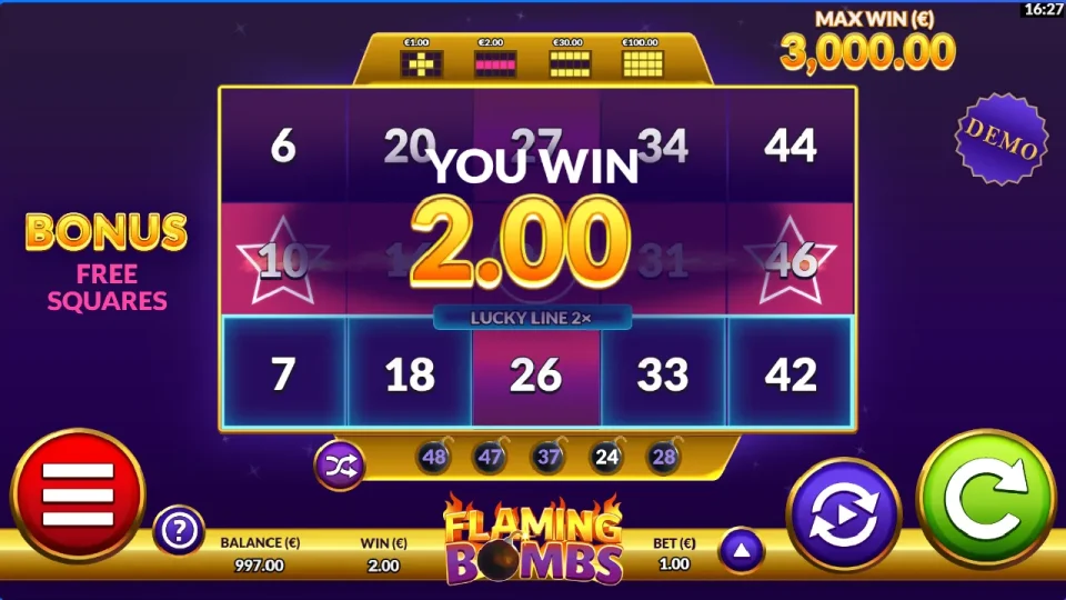Flaming Bombs — screenshot 1