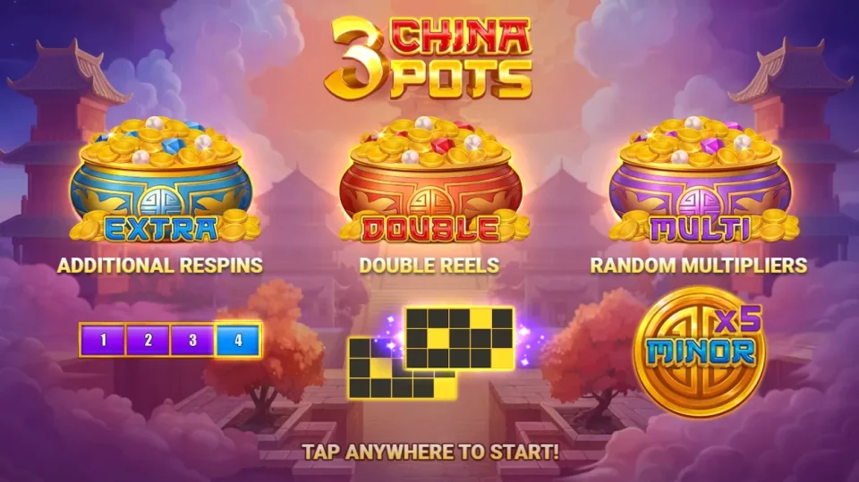 3 China Pots — Slots by 3 Oaks Gaming