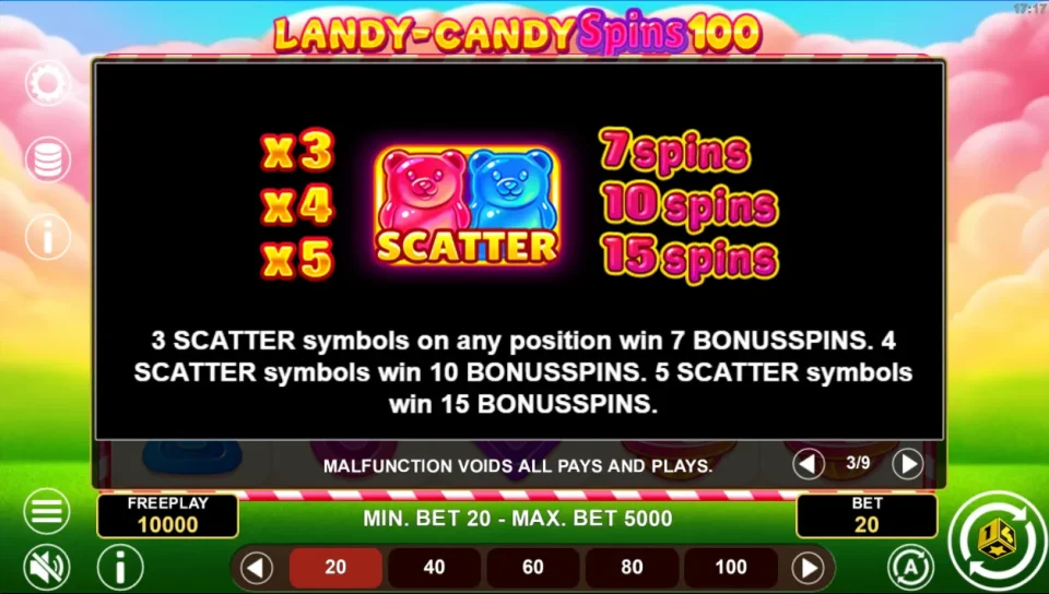 Landy-Candy Spins 100 — screenshot 3