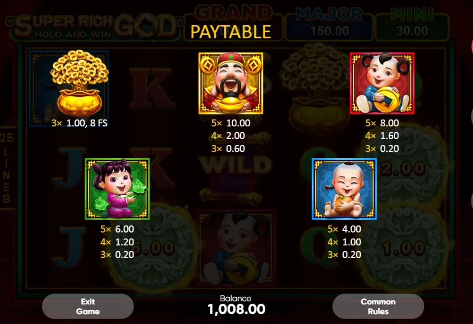 Super Rich God Hold and Win — screenshot 3