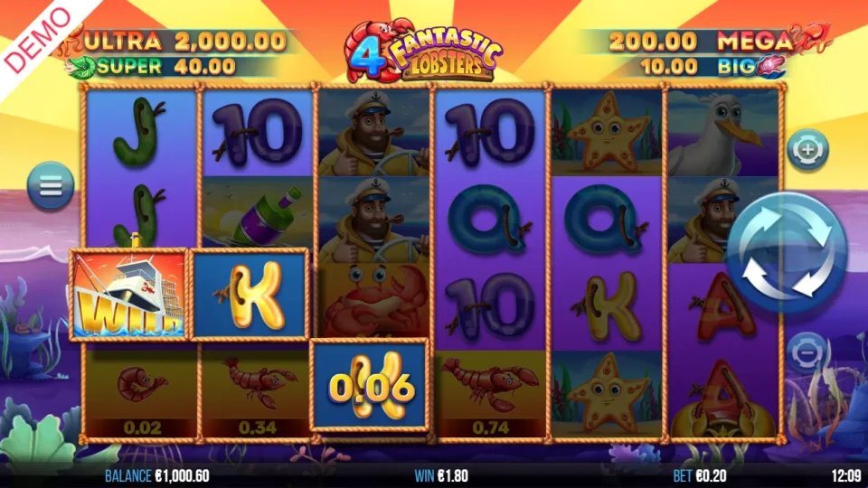 4 Fantastic Lobsters — screenshot 2