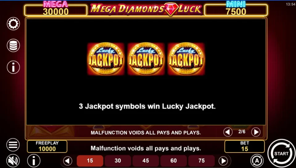 Mega Diamonds Luck — screenshot 3
