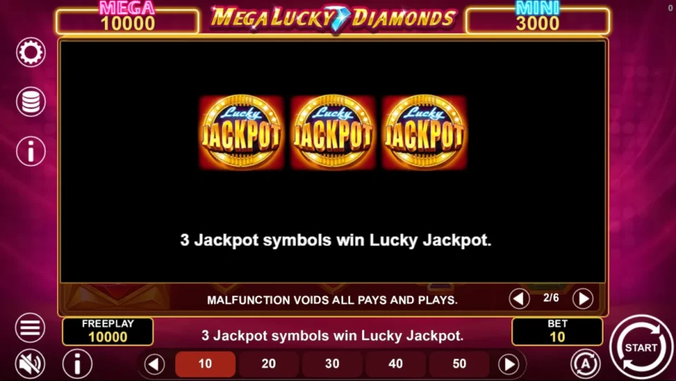 Mega Lucky Diamonds — screenshot 3