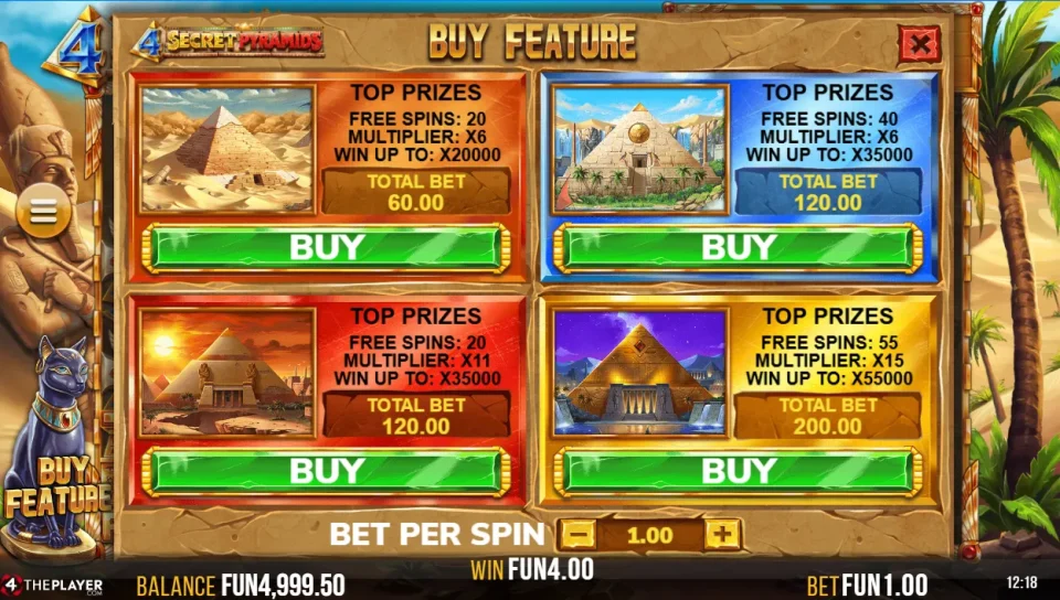4 Secret Pyramids — screenshot 1