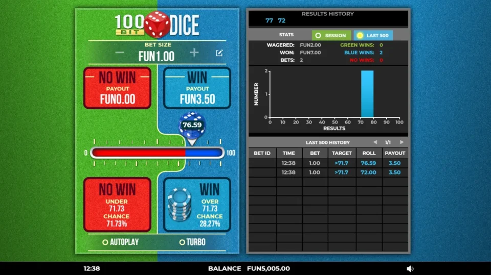 100 Bit Dice — screenshot 1