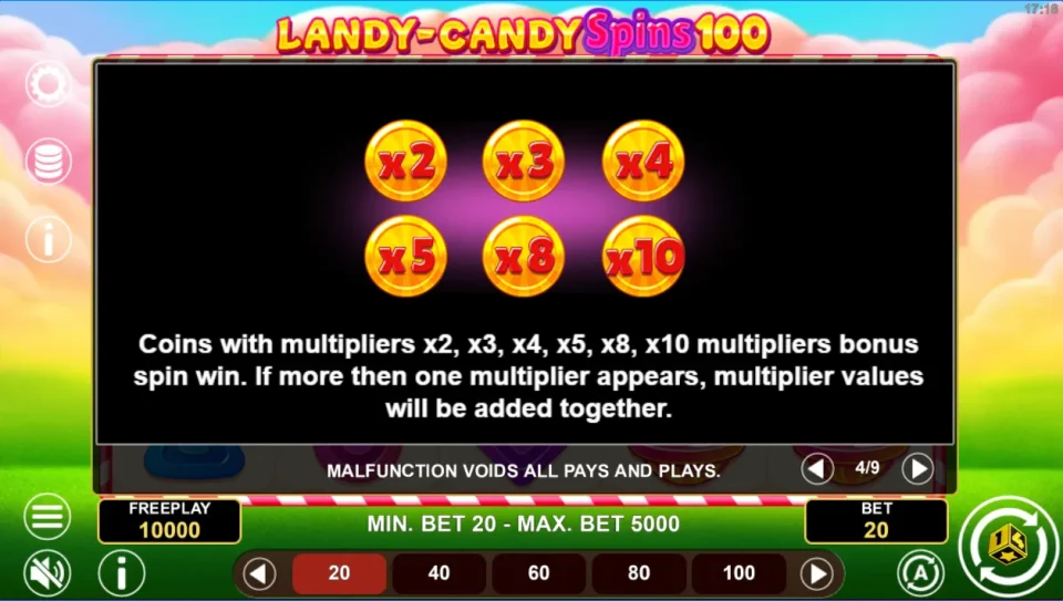 Landy-Candy Spins 100 — screenshot 4