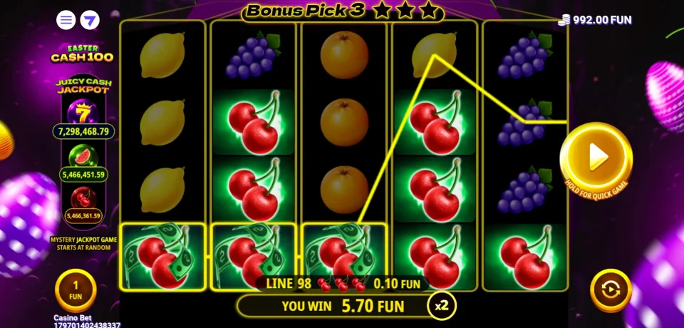 Cash 100 Easter — screenshot 2