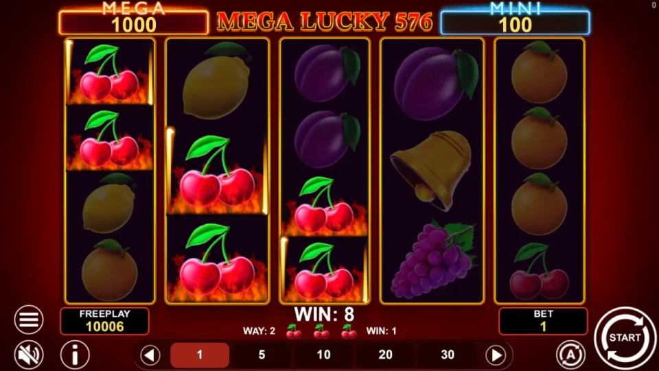 Mega Lucky 576 — screenshot 5