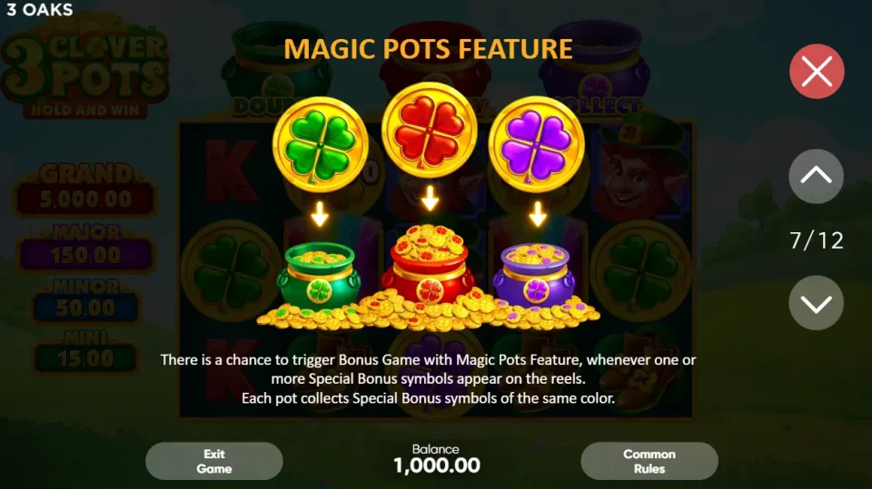 3 Clover Pots — screenshot 2