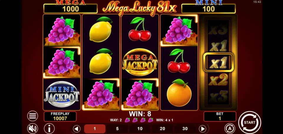 Mega Lucky 81x — screenshot 6