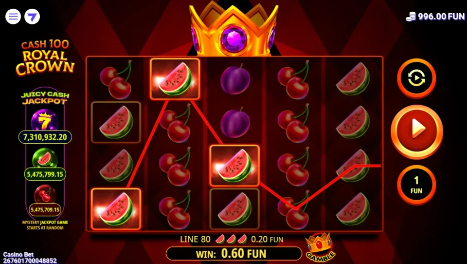 Cash 100 Royal Crown — screenshot 1
