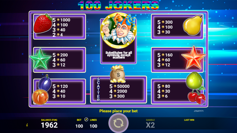 100 Jokers — screenshot 2