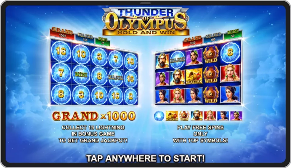Thunder Of Olympus — Slots by 3 Oaks Gaming