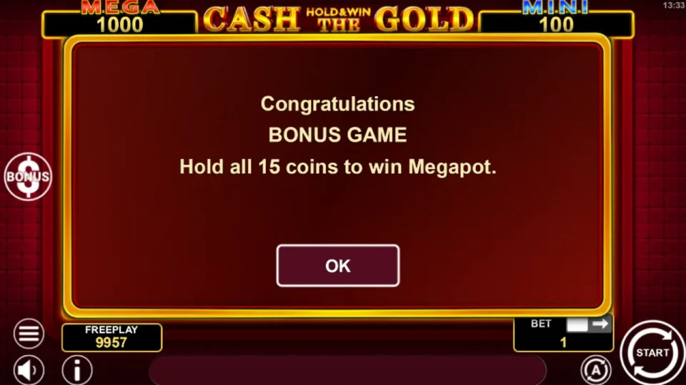 Cash The Gold Hold & Win — screenshot 1