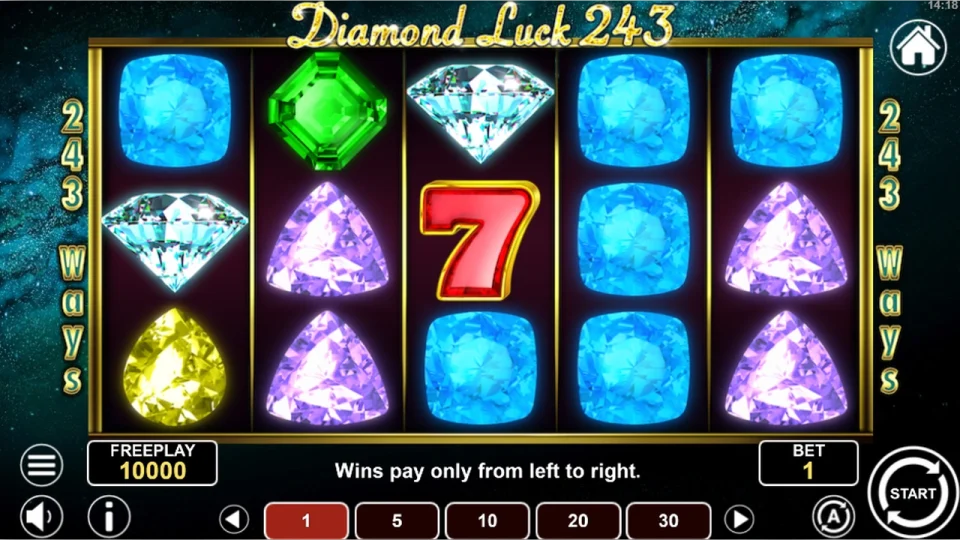 Diamond Luck 243 — screenshot 1