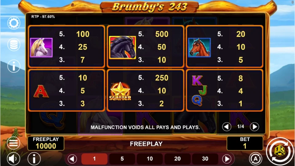 Brumby’s 243 — screenshot 2