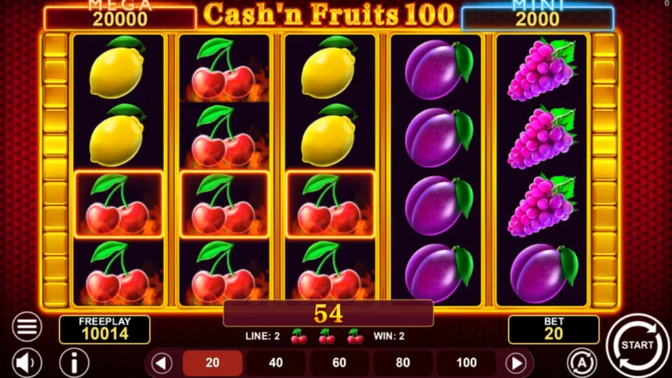 Cash’n Fruits 100 Hold & Win — screenshot 1