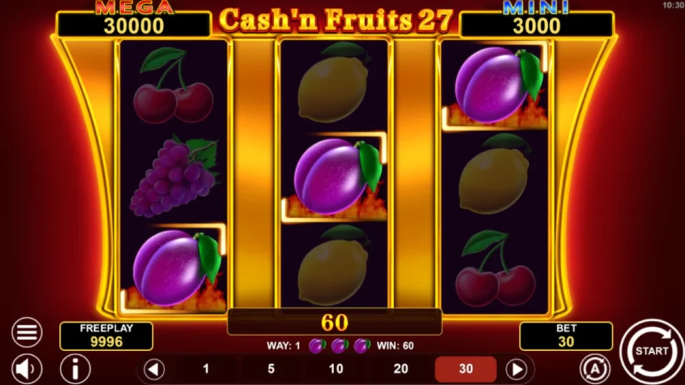 Cash’n Fruits 27 Hold And Win — screenshot 1