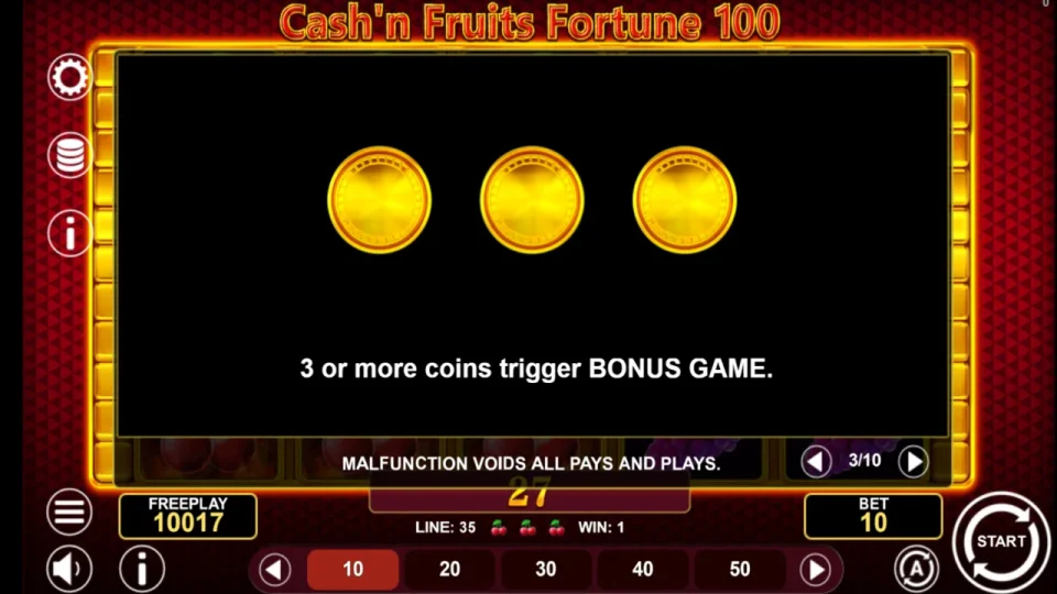 Cash’n Fruits Fortune 100 — screenshot 1