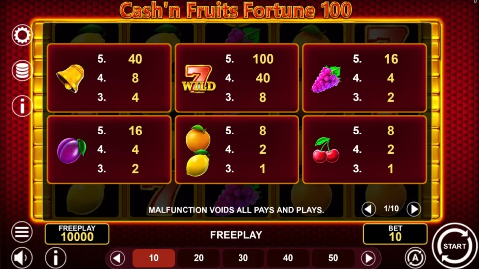 Cash’n Fruits X — screenshot 1