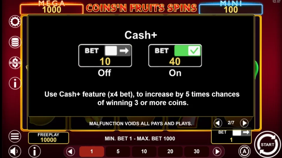 Coins’n Fruits Spins — screenshot 2